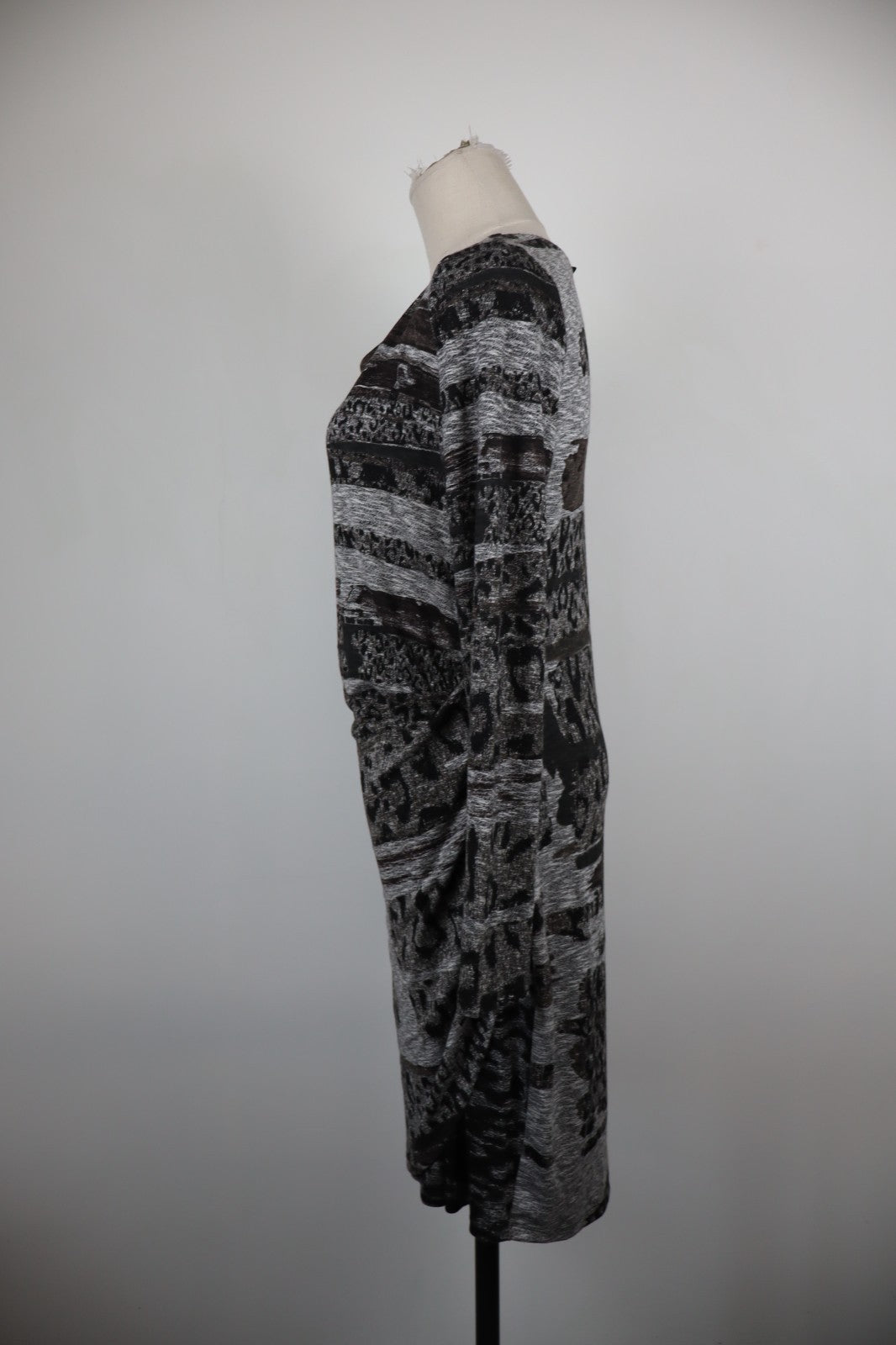 DESIGUAL VESTITO ABITO MANICHE LUNGHE DONNA TG. L WOMAN CASUAL VINTAGE DRESS