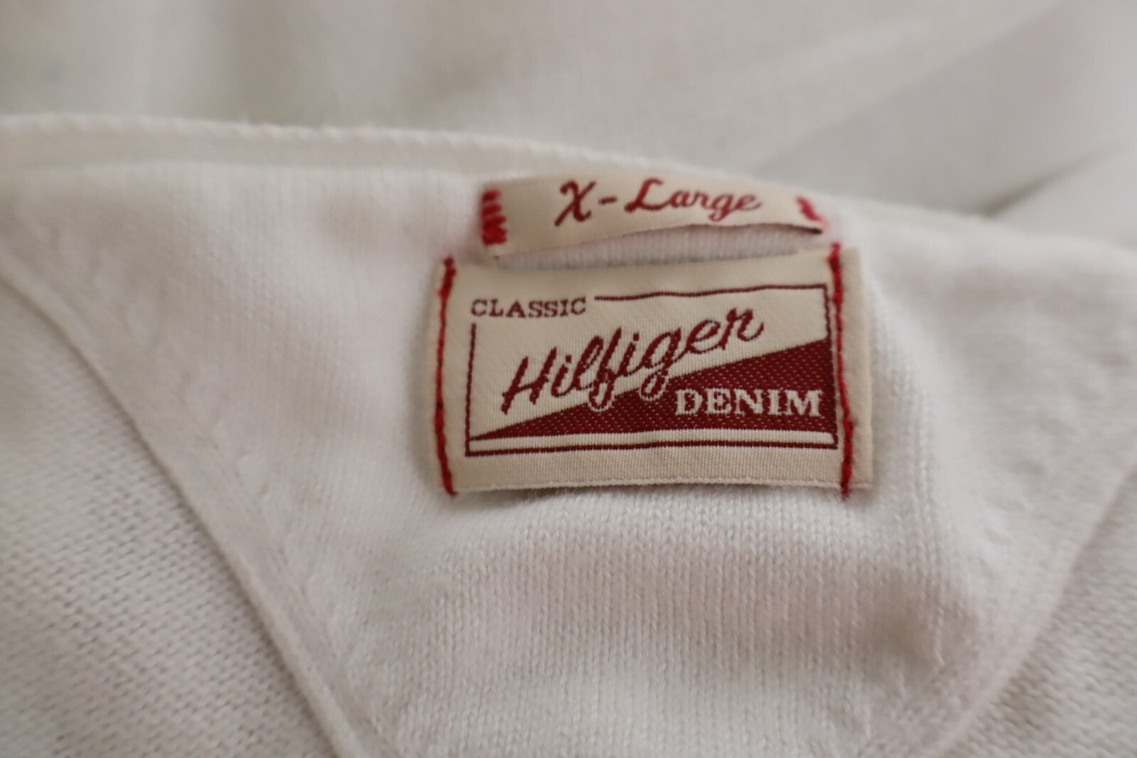 TOMMY HILFIGER MAGLIONE VINTAGE UOMO COTONE Tg. XL MAN COTTON SWEATER CASUAL