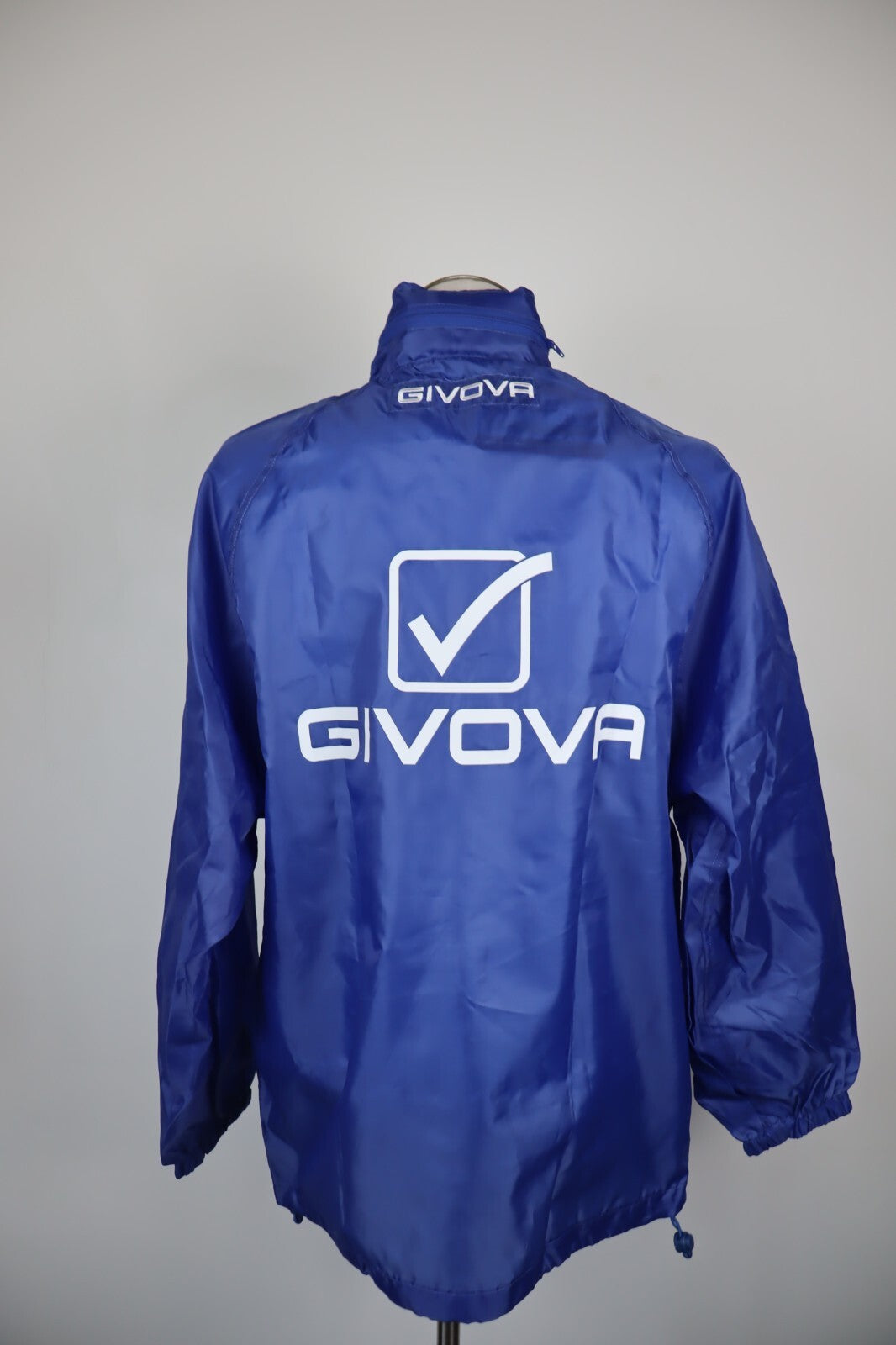 GIVOVA PAGANESE GIUBBINO K-WAY IMPERMEABILE CALCIO UOMO L SOCCER JACKET CON TAG