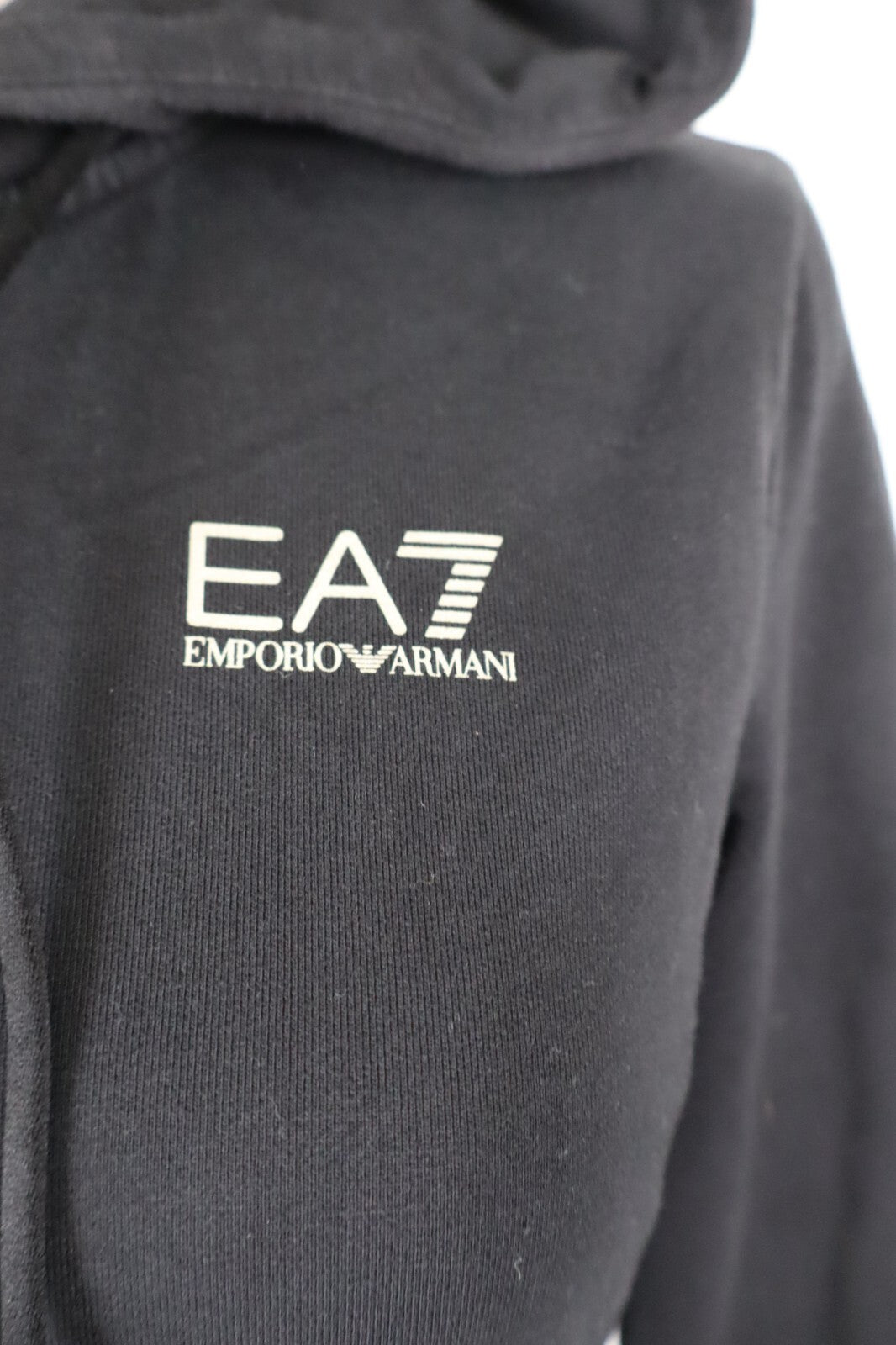 EA7 EMPORIO ARMANI FELPA CON ZIP COTONE DONNA XS WOMEN CASUAL SWEATSHIRT VINTAGE
