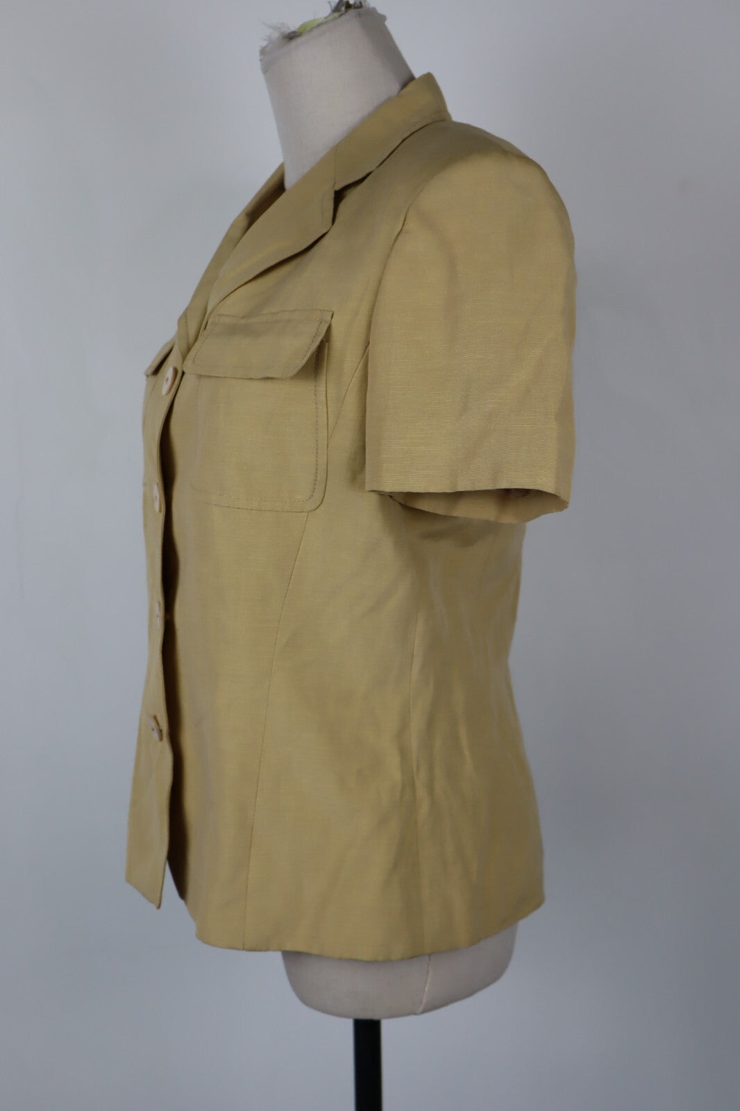 MARELLA BLAZER GIACCA DONNA Tg 42 WOMAN CASUAL VINTAGE JACKET LINO SETA