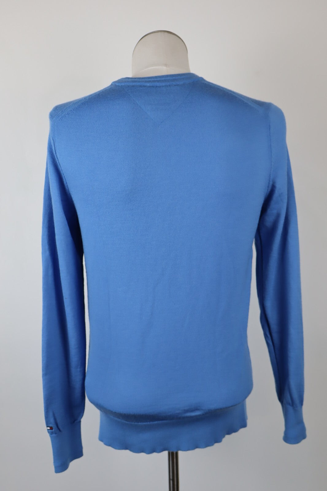 TOMMY HILFIGER MAGLIONE UOMO Tg. S MAN SWEATER CASUAL VINTAGE WOOL LANA MERINOS