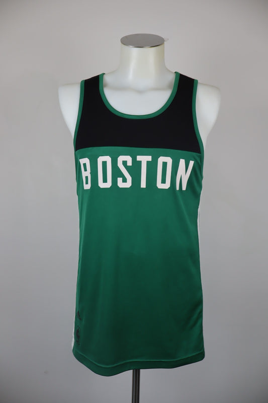 ADIDAS CELTICS BOSTON NBA CANOTTA SMANICATA BASKET T-SHIRT UOMO TG S SPORT