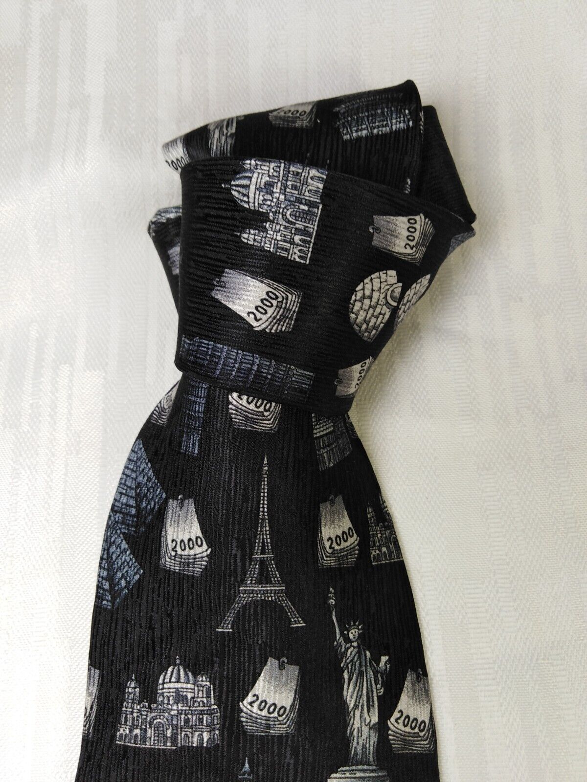 BARTON 100% SETA SILK  TIE CRAVATTA NECKTIE ITALY VINTAGE CLASSIC