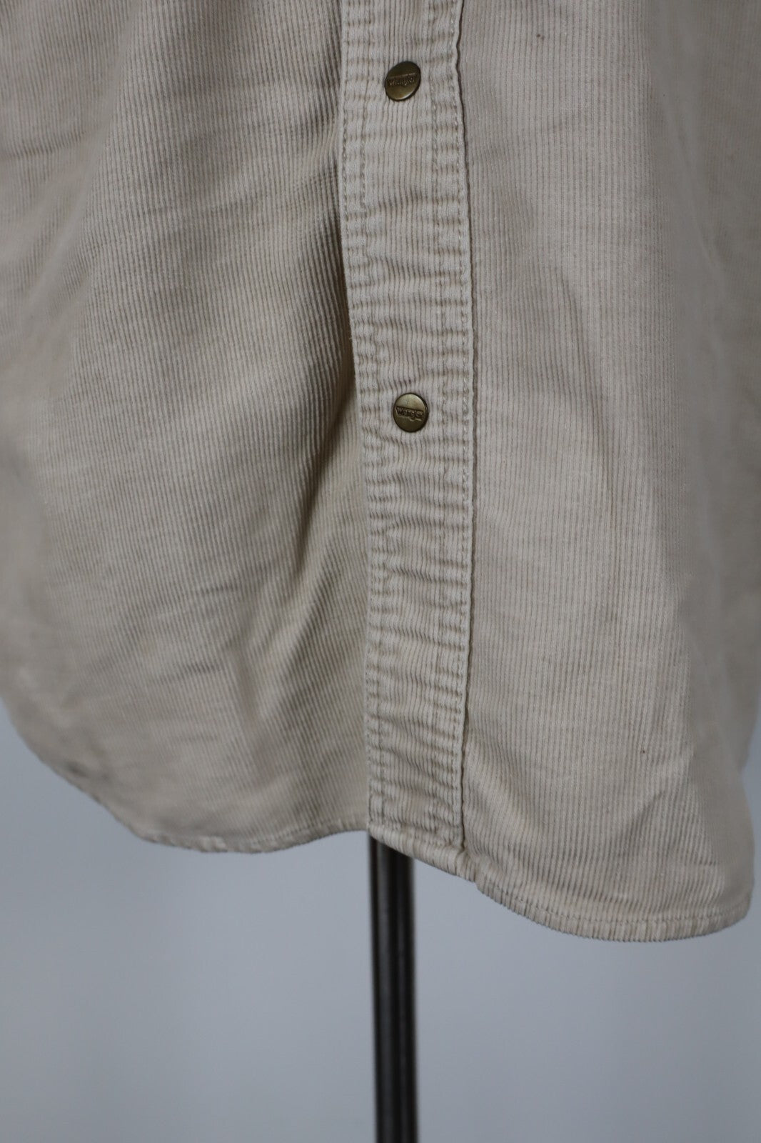 WRANGLER CAMICIA UOMO COTONE VELLUTO TG. M MAN CASUAL VINTAGE SHIRT ITALY