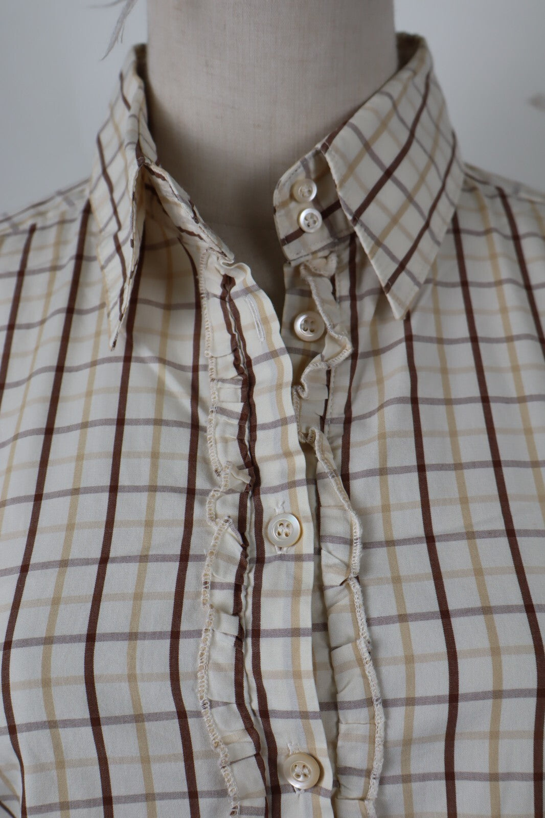 HENRY COTTON'S CAMICIA DONNA TG. 44 WOMAN CASUAL VINTAGE SHIRT COTONE COTTON