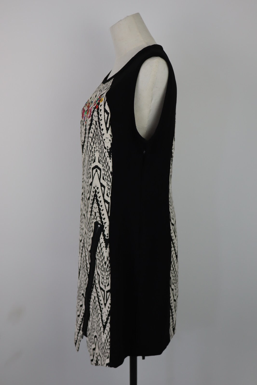 DESIGUAL VESTITO ABITO DONNA TG. 44 WOMAN CASUAL VINTAGE DRESS