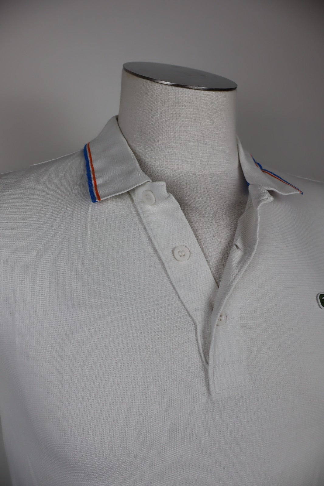 LACOSTE POLO MAGLIA UOMO COTONE TG. 2 MAN COTTON T-SHIRT CASUAL VINTAGE LOGO