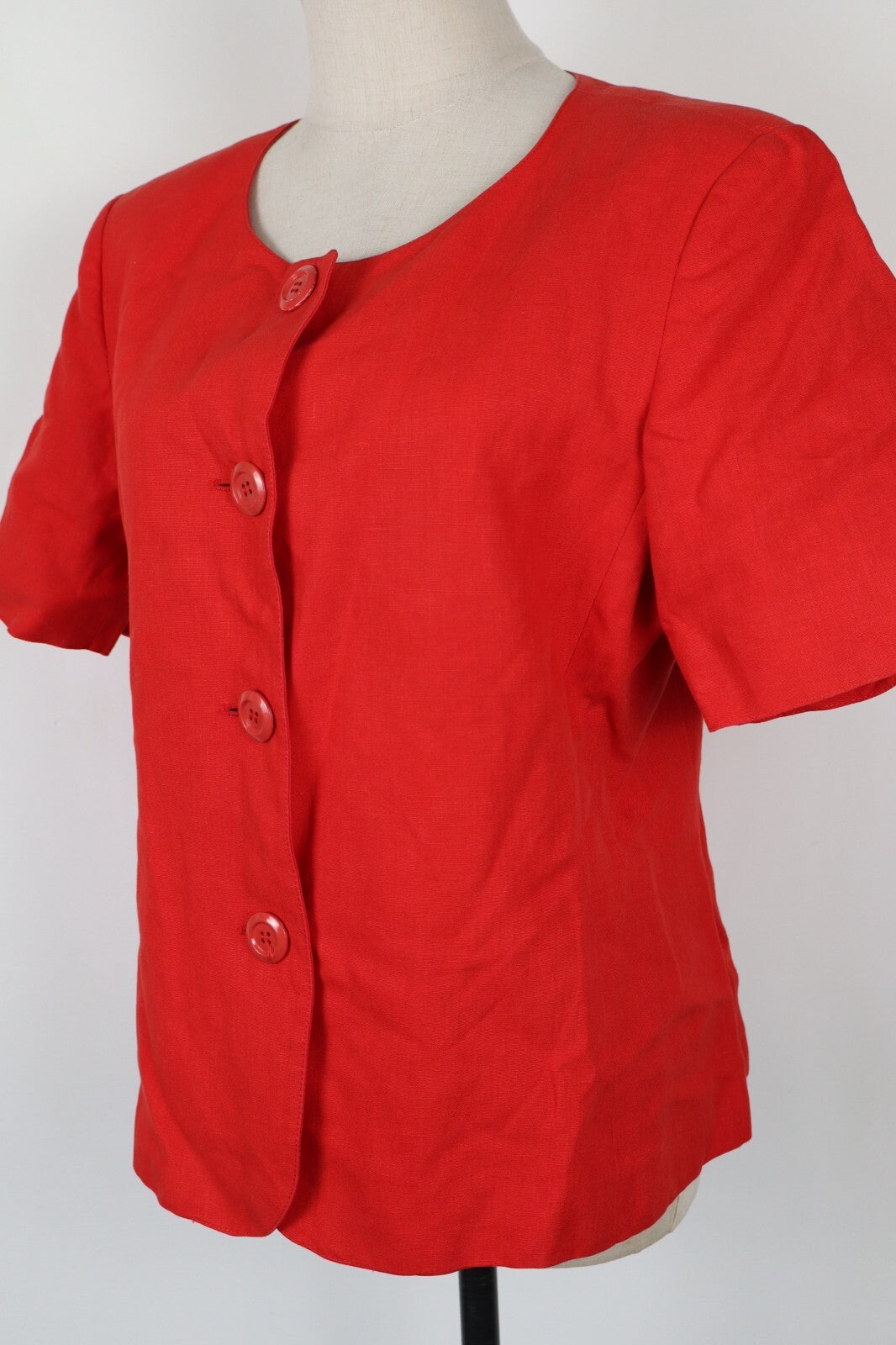 MARELLA BLAZER GIACCA DONNA Tg 44 WOMAN CASUAL VINTAGE JACKET LINO LINEN