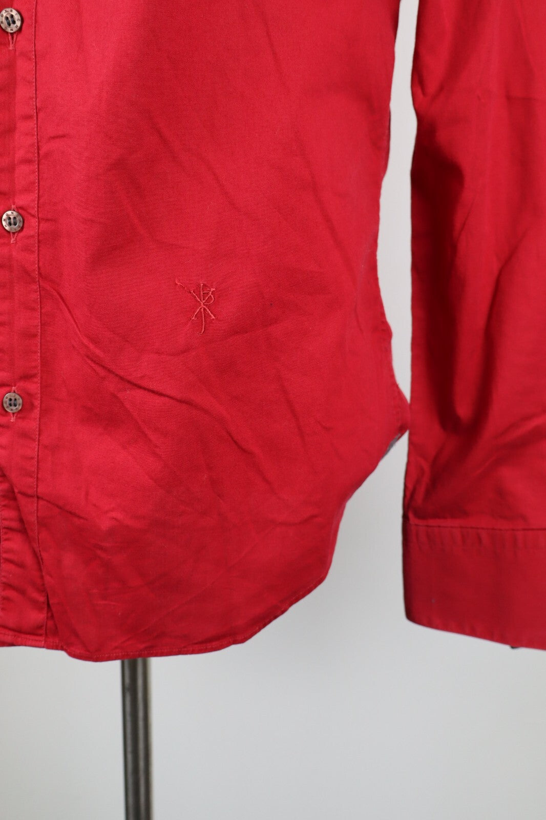 RICHMOND CAMICIA UOMO COTONE TG. 46 MAN CASUAL VINTAGE SHIRT