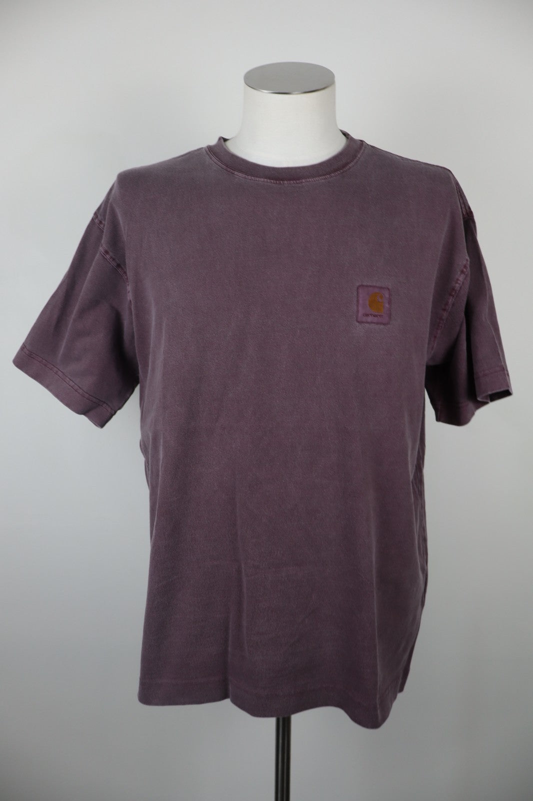 CARHARTT MAGLIA UOMO COTONE TG M MAN COTTON T-SHIRT CASUAL VINTAGE LOGO VIOLA