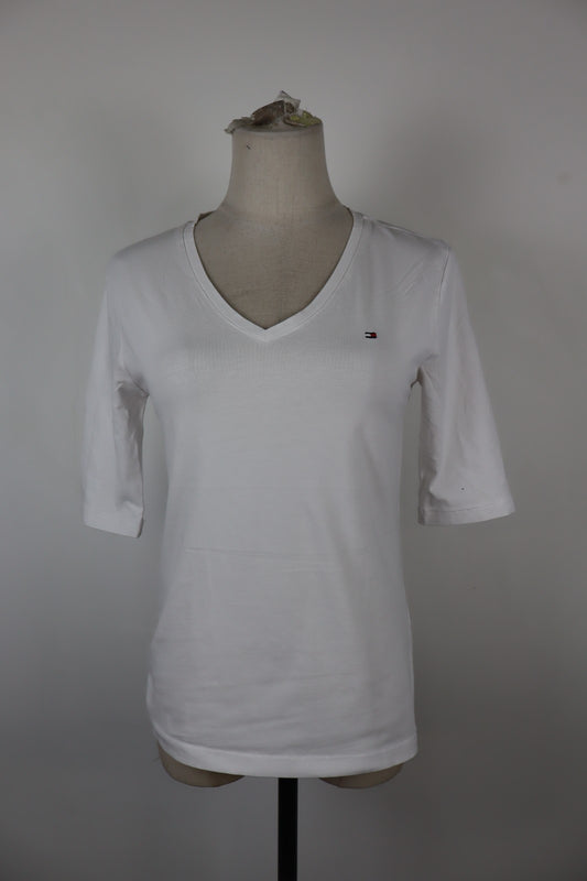 TOMMY HILFIGER MAGLIA MANICA CORTA DONNA TG. S WOMAN CASUAL VINTAGE TOP T-SHIRT
