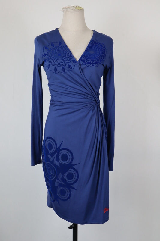 DESIGUAL VESTITO DONNA TG. S WOMAN CASUAL VINTAGE DRESS