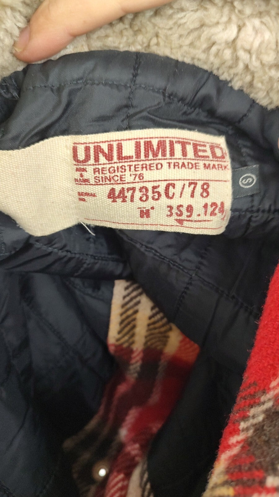 UNLIMITED CAPPOTTO COAT LANA GIUBBINO IMBOTTITO UOMO S MAN JACKET CASUAL VINTAGE