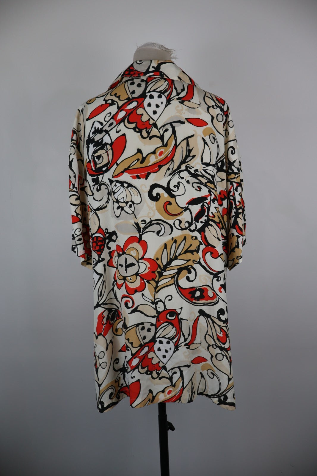 MARELLA CAMICIA  DONNA TG. 42 WOMAN SHIRT CASUAL VINTAGE SETA ACETATO SILK