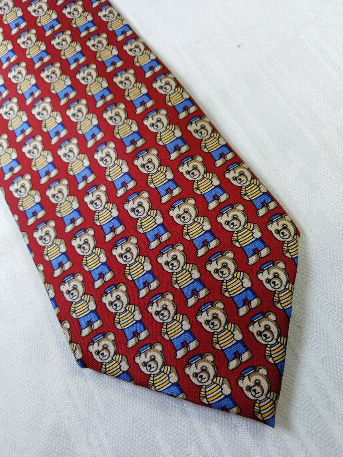 LES COPAINS 100% SILK TIE SETA CRAVATTA NECKTIE MADE IN ITALIA CLASSIC
