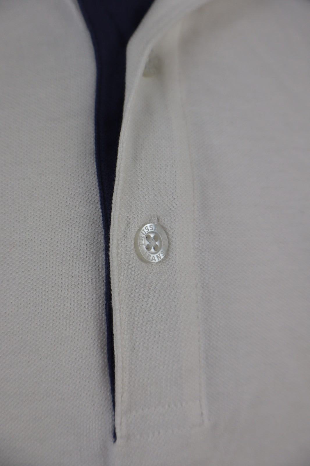 TRUSSARDI JEANS MAGLIA POLO UOMO TG 2XL MAN T-SHIRT CASUAL VINTAGE COTONE COTTON