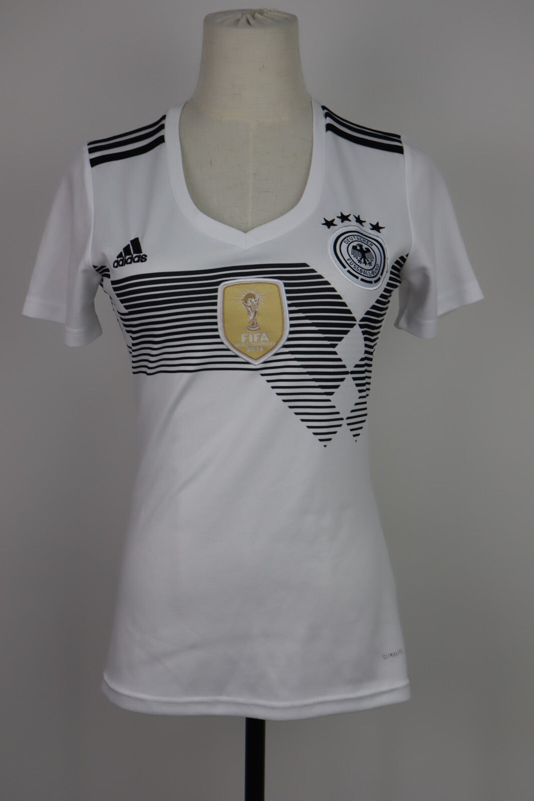 ADIDAS GERMANIA MAGLIA CALCIO DONNA Tg S WOMAN SOCCER VINTAGE JERSEY FIFA 2014