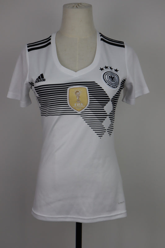 ADIDAS GERMANIA MAGLIA CALCIO DONNA Tg S WOMAN SOCCER VINTAGE JERSEY FIFA 2014