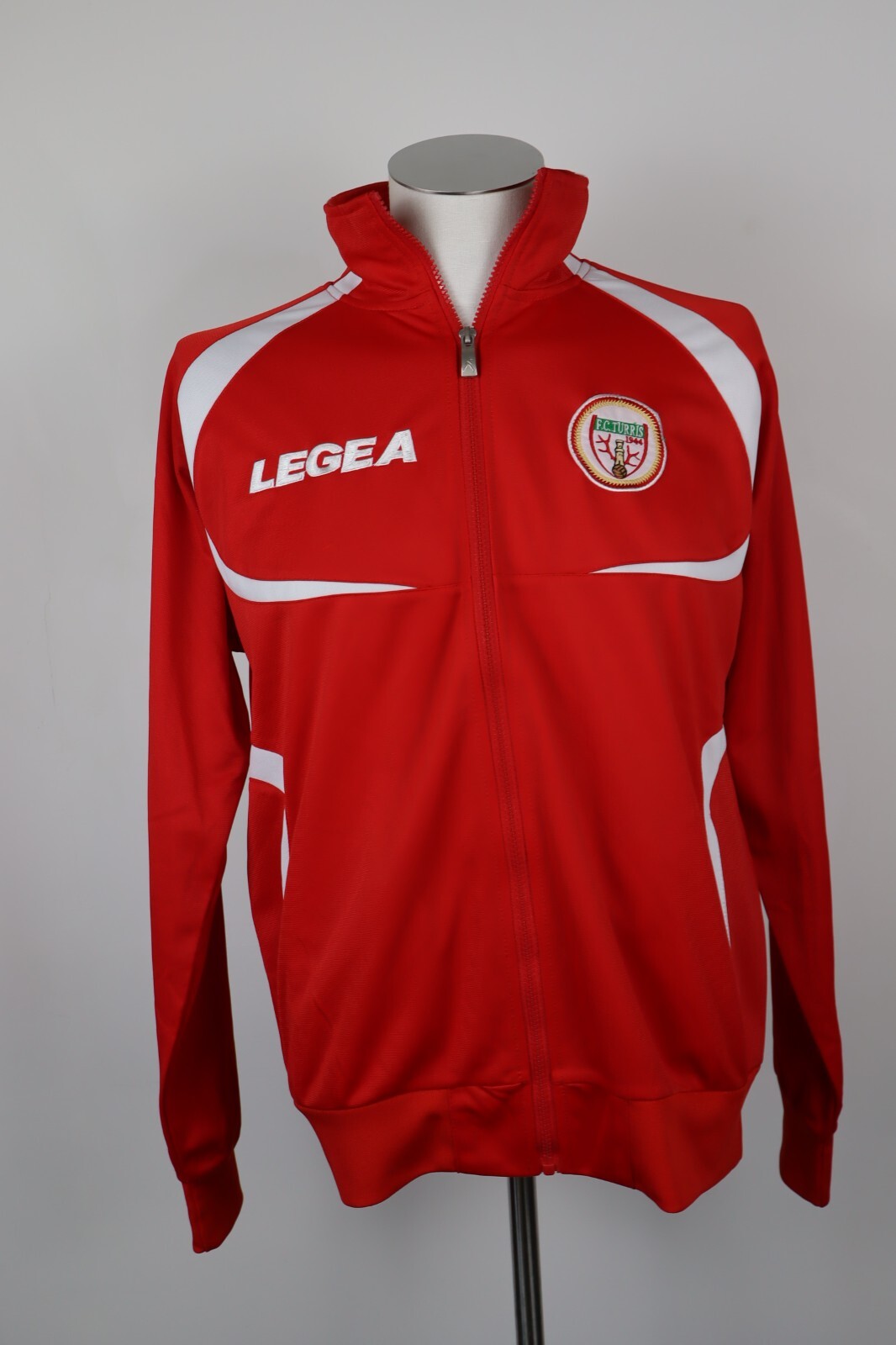 LEGEA FC TURRIS GIACCA SPORT CALCIO  UOMO Tg M MAN VINTAGE SOCCER JACKET