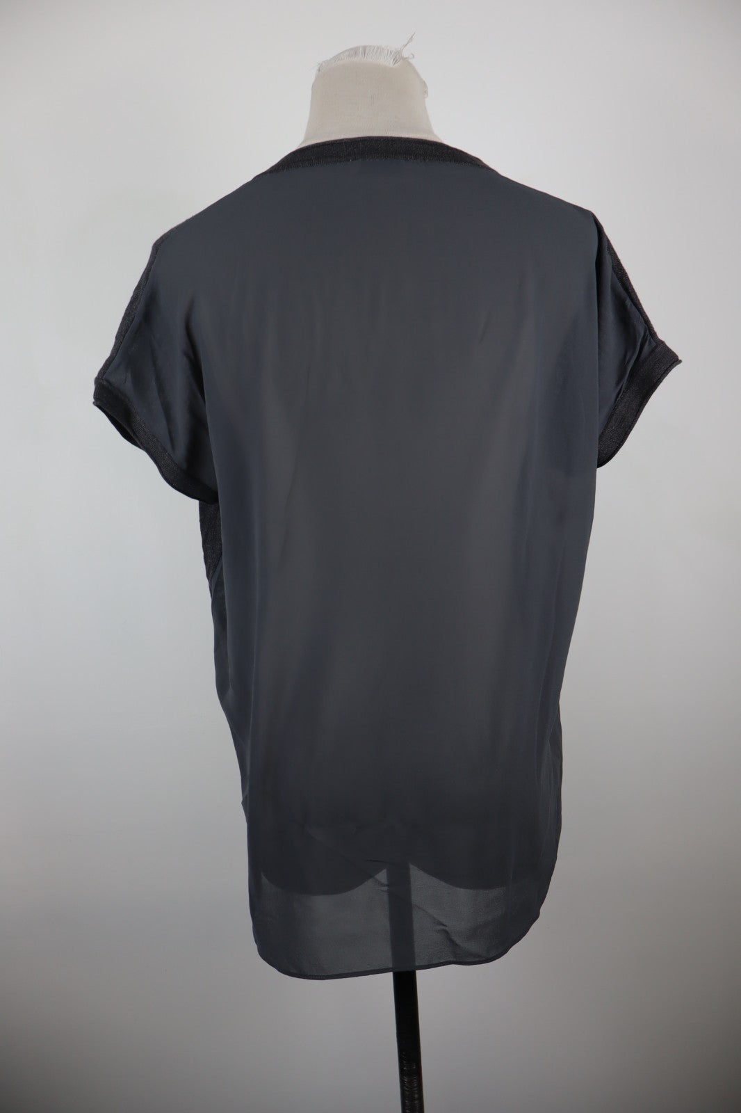 CALVIN KLEIN JEANS MAGLIA DONNA TG. S WOMAN CASUAL VINTAGE T- SHIRT COTONE TASCA