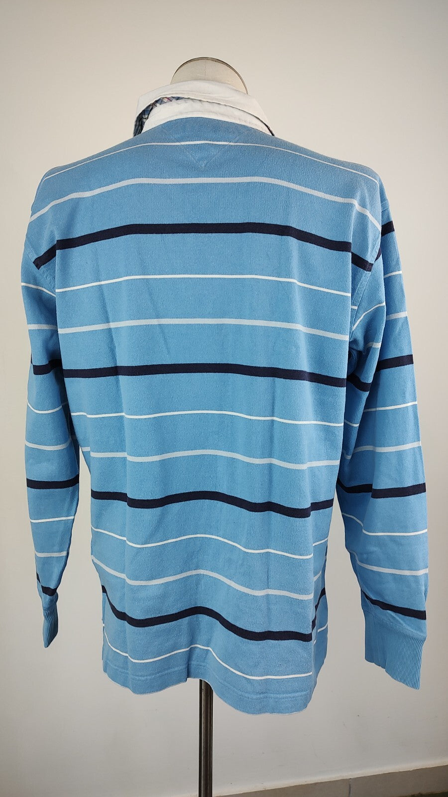 TOMMY HILFIGER MAGLIA UOMO TG L MAN POLO T-SHIRT CASUAL VINTAGE