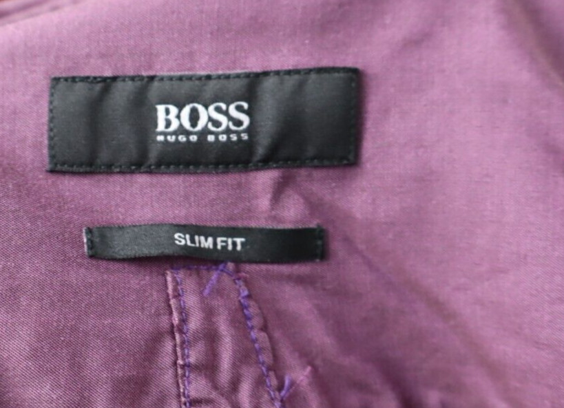 HUGO BOSS CAMICIA UOMO TG. 41 16 SLIM FIT MAN CASUAL VINTAGE SHIRT COTONE COTTON