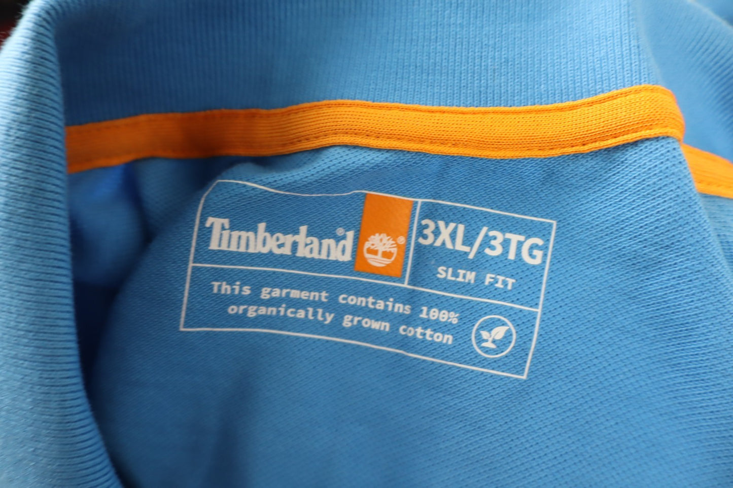 TIMBERLAND POLO MAGLIA COTONE UOMO TG 3XL MAN T-SHIRT CASUAL VINTAGE COTTON LOGO