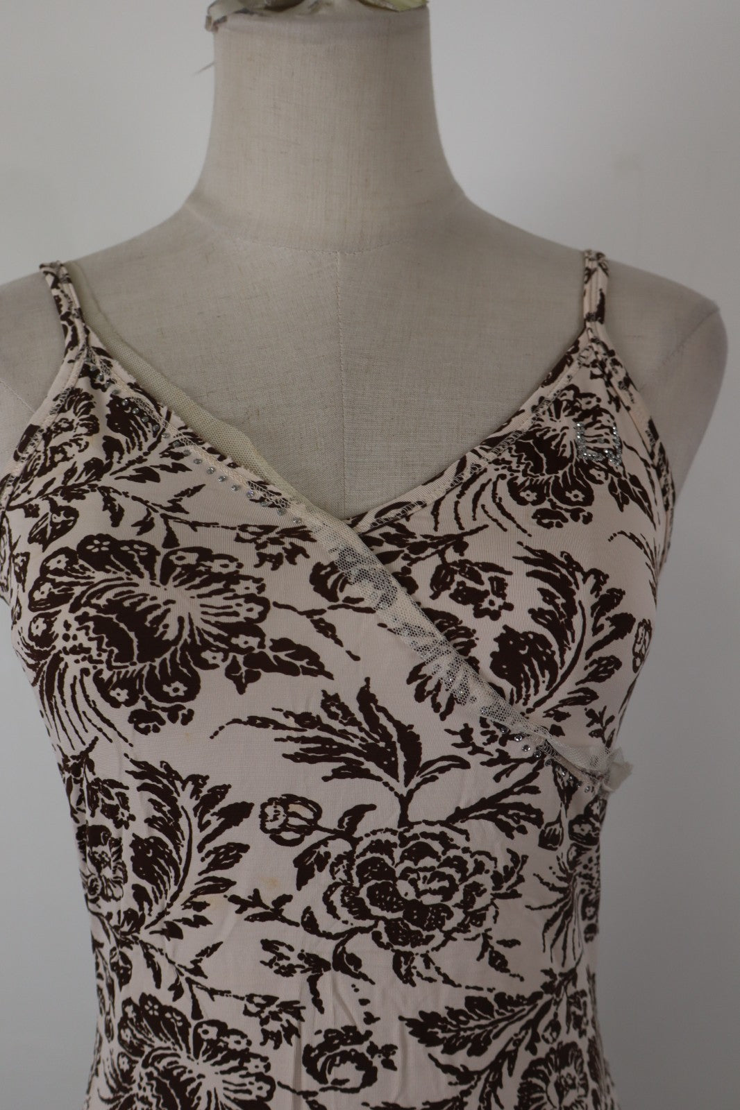 LIU JO VESTITO DONNA TG. 44 WOMAN CASUAL VINTAGE DRESS ABITO VISCOSA