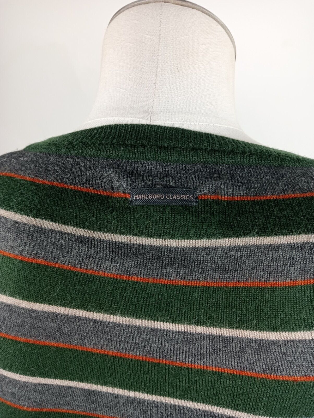 MARLBORO CLASSICS MAGLIONE LANA WOOL UOMO 3XL MAN SWEATER CASUAL VINTAGE ITALY