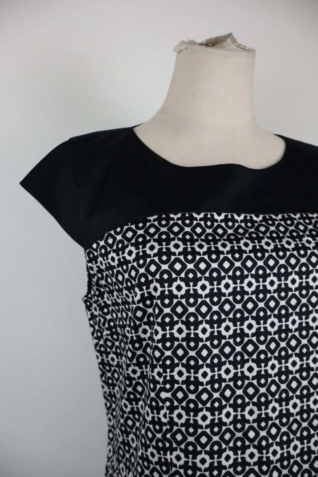 EMME MARELLA VESTITO SMANICATO DONNA ABITO TG 48 WOMAN CASUAL VINTAGE DRESS