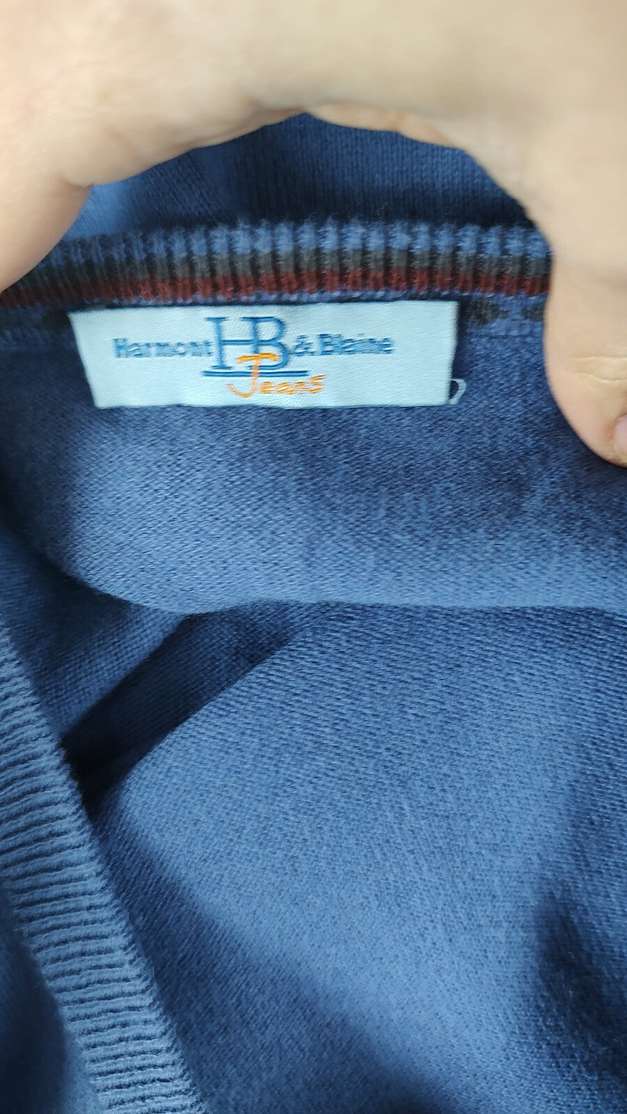 HARMONT & BLAINE MAGLIONE UOMO Tg. S MAN SWEATER CASUAL VINTAGE LANA CASHMERE