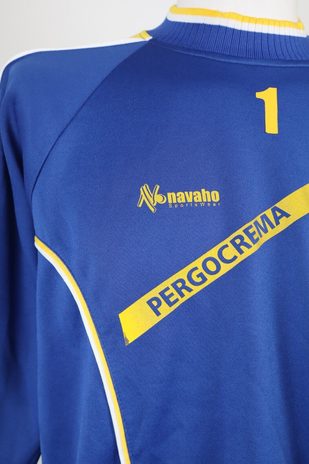 NAVAHO PERGOCREMA N 1 MAGLIA CALCIO UOMO Tg M SOCCER TRIKOT MAN JERSEY PORTIERE