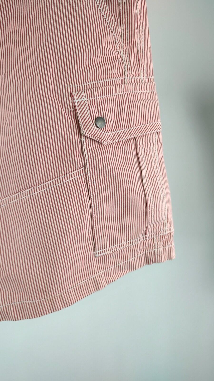 REPLAY BLUE JEANS PANTALONI BERMUDA COTONE UOMO TG. 38 MAN PANTS CASUAL VINTAGE