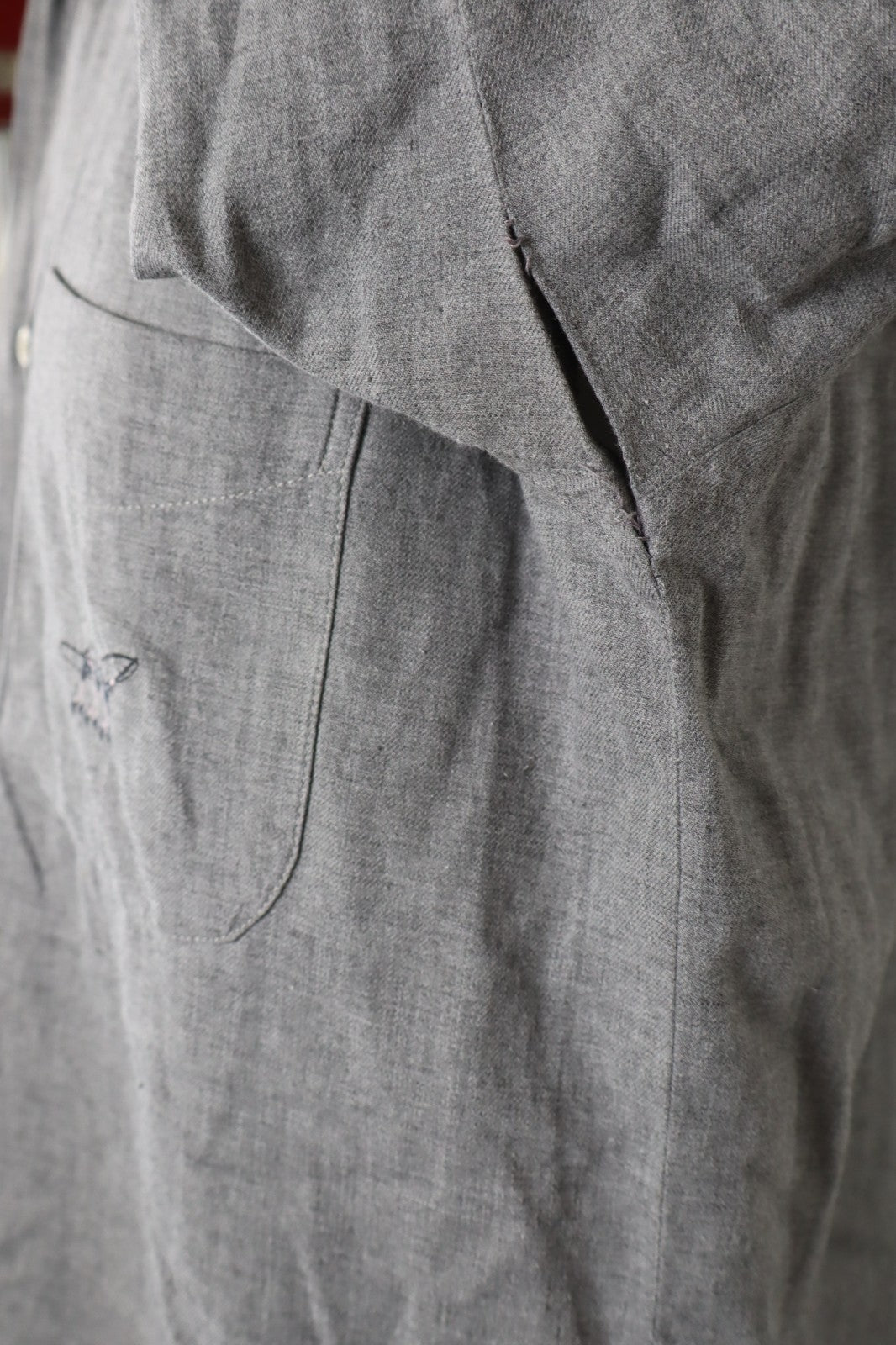 HENRY COTTON'S CAMICIA UOMO GRIGIA TG. 42  MAN CASUAL VINTAGE SHIRT