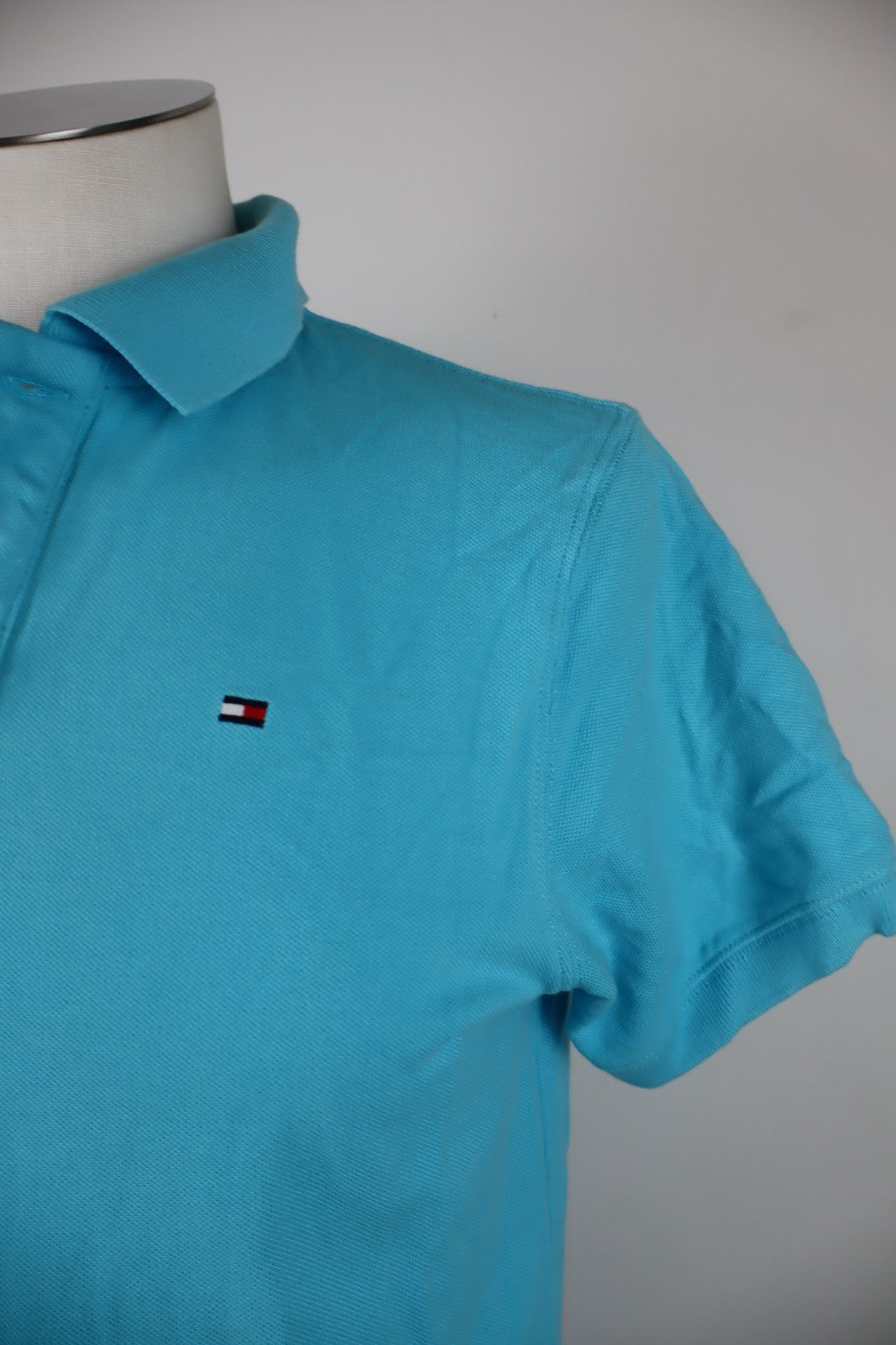 TOMMY HILFIGER MAGLIA COTONE POLO UOMO TG. M MAN SHIRT CASUAL VINTAGE COTTON