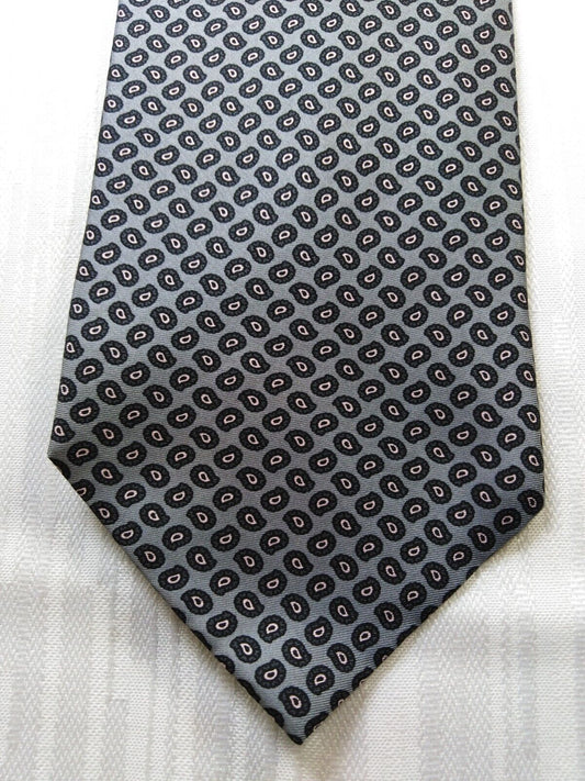 REGINA SCHRECKER 100% SILK TIE SETA CRAVATTA NECKTIE MADE IN ITALY CLASSIC