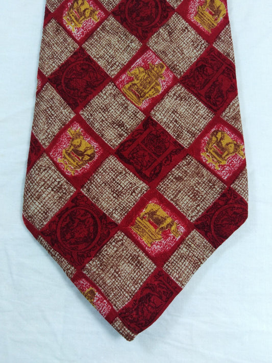 ALVIERO MARTINI PRIMA CLASSE 100% SILK TIE SETA CRAVATTA NECKTIE MADE IN ITALY