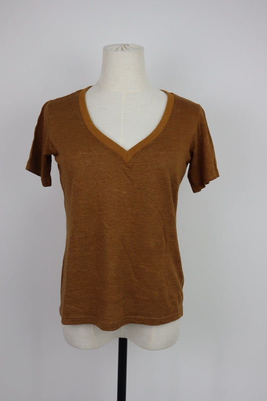 BOMBOOGIE MAGLIA DONNA TG. S / 1 WOMAN CASUAL VINTAGE T-SHIRT LINO