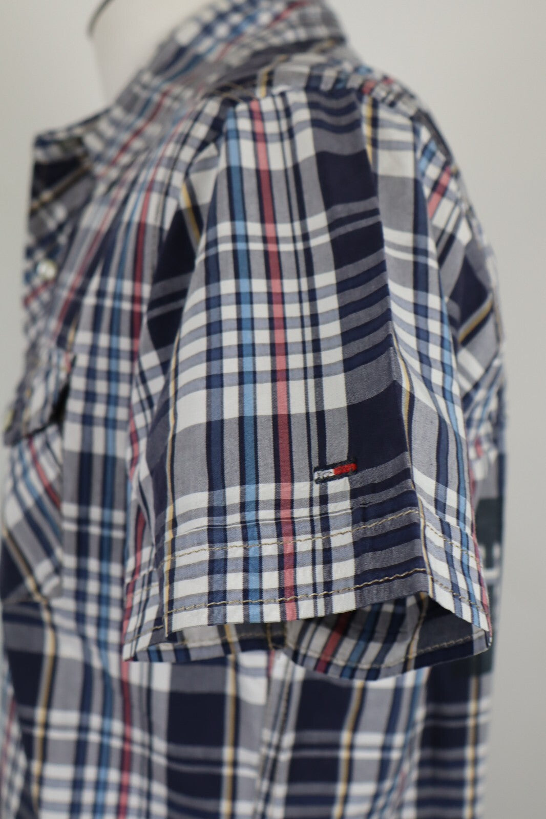 TOMMY HILFIGER CAMICIA UOMO TG S MAN CASUAL VINTAGE SHIRT COTONE SLIM FIT