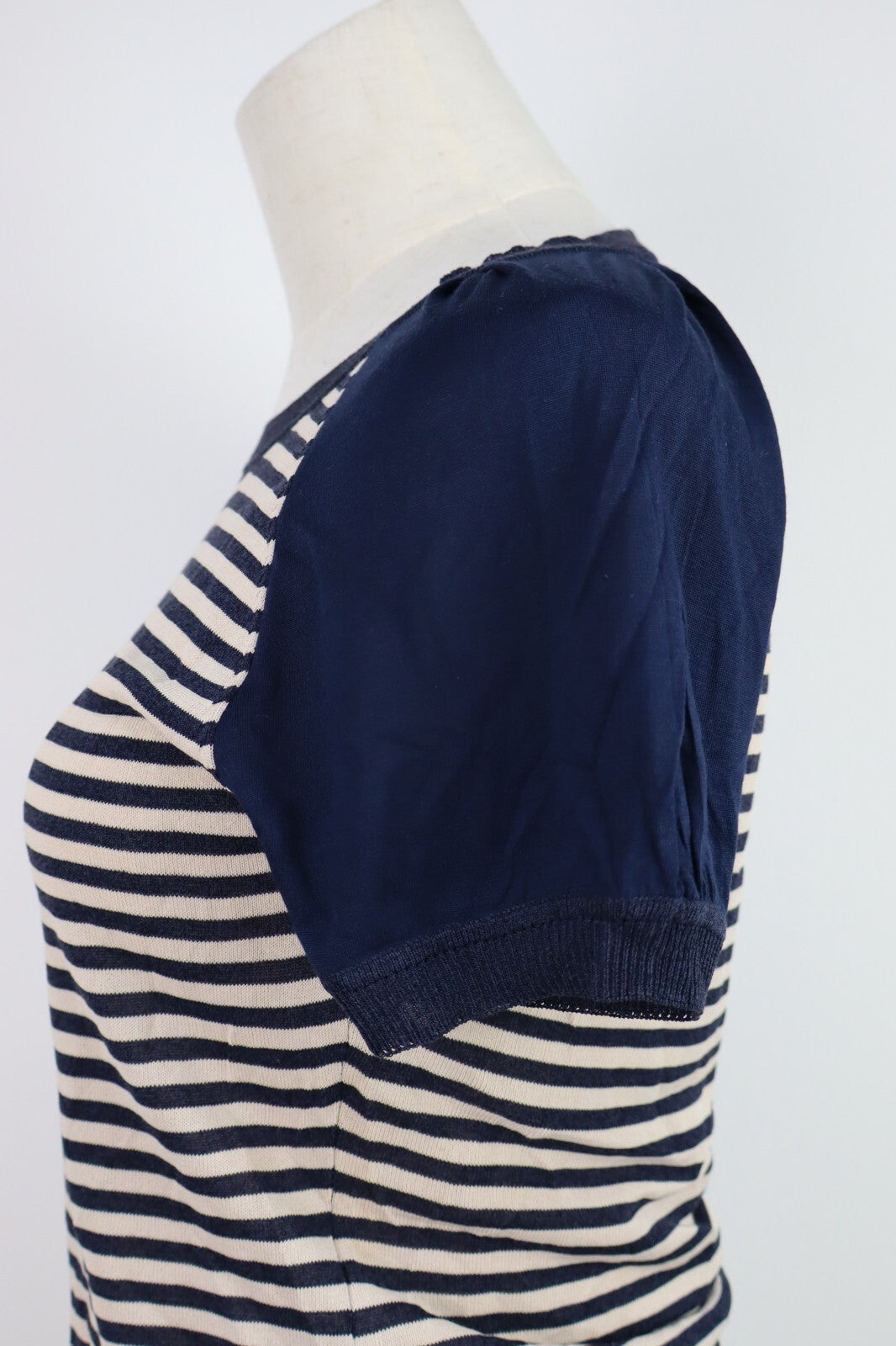 MAX & CO MAGLIA CON ZIP COTONE DONNA TG. M WOMAN CASUAL VINTAGE T-SHIRT COTTON