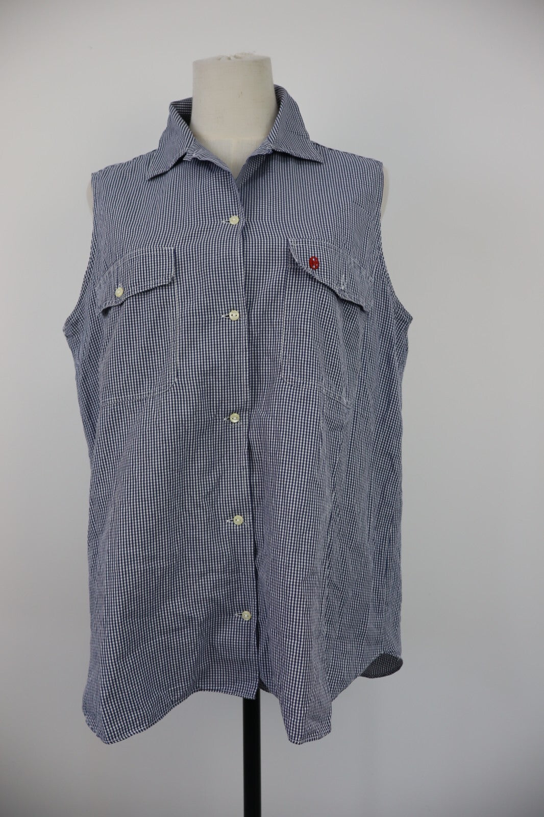 CONTE OF FLORENCE CAMICIA SMANICATA DONNA TG. XL WOMAN SHIRT VINTAGE COTONE