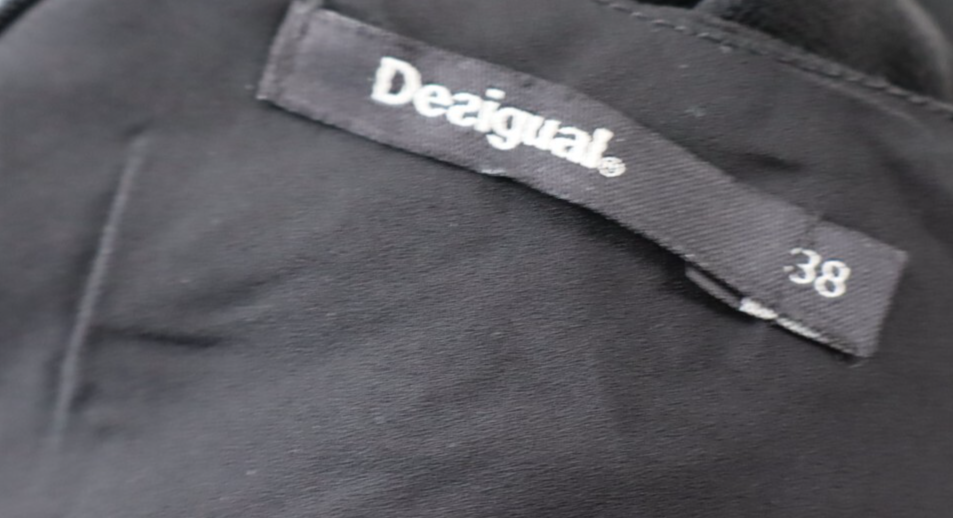 DESIGUAL VESTITO DONNA TG. 38  WOMAN CASUAL VINTAGE DRESS ABITO