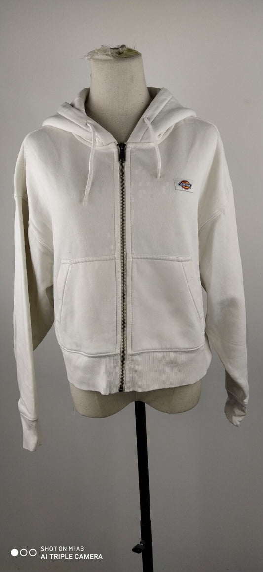 DICKIES FELPA CAPPUCCIO ZIP DONNA Tg XS WOMEN CASUAL VINTAGE SPORT SWEATSHIRT