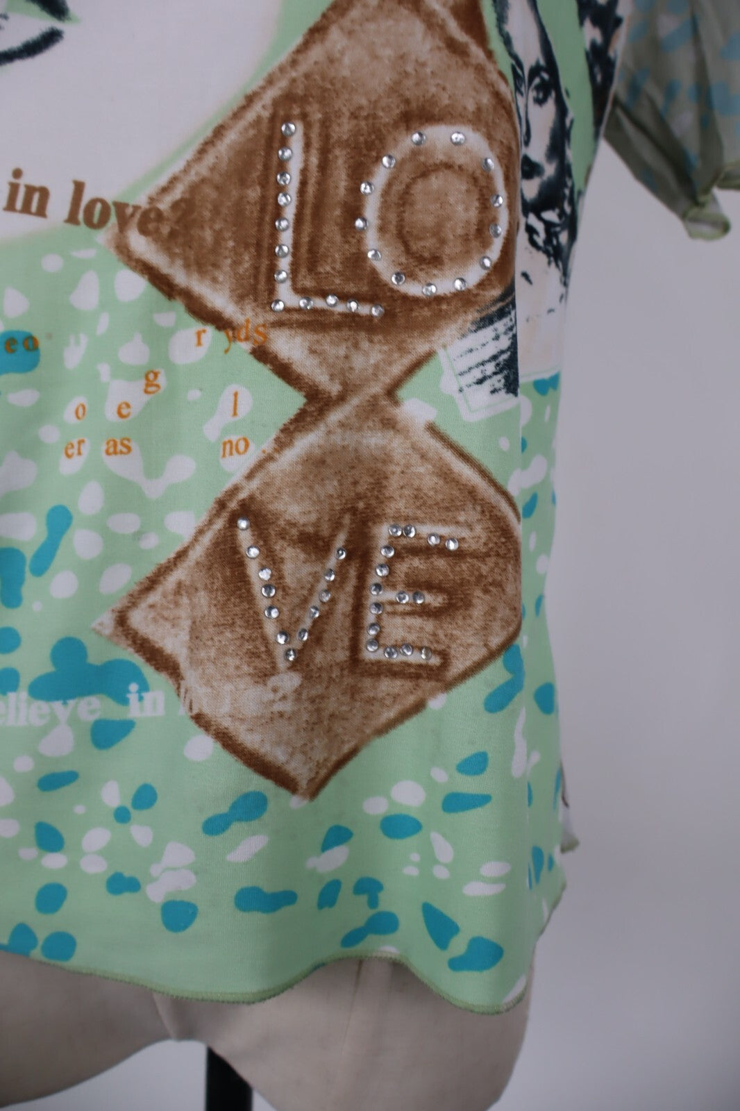 CALVIN KLEIN JEANS MAGLIA DONNA TG. M WOMAN CASUAL VINTAGE T-SHIRT TOP