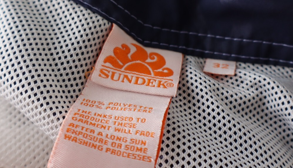 SUNDEK COSTUME PANTALONCINO MARE UOMO TG 32 MEN SWIMSUIT VINTAGE CASUAL