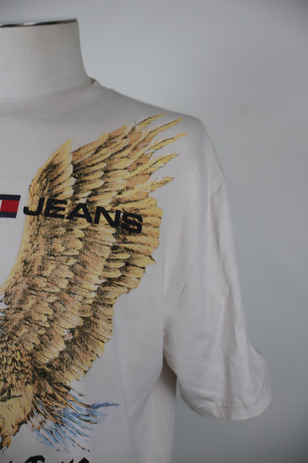 TOMMY HILFIGER JEANS MAGLIA UOMO TG. S MAN T-SHIRT VINTAGE CASUAL COTONE