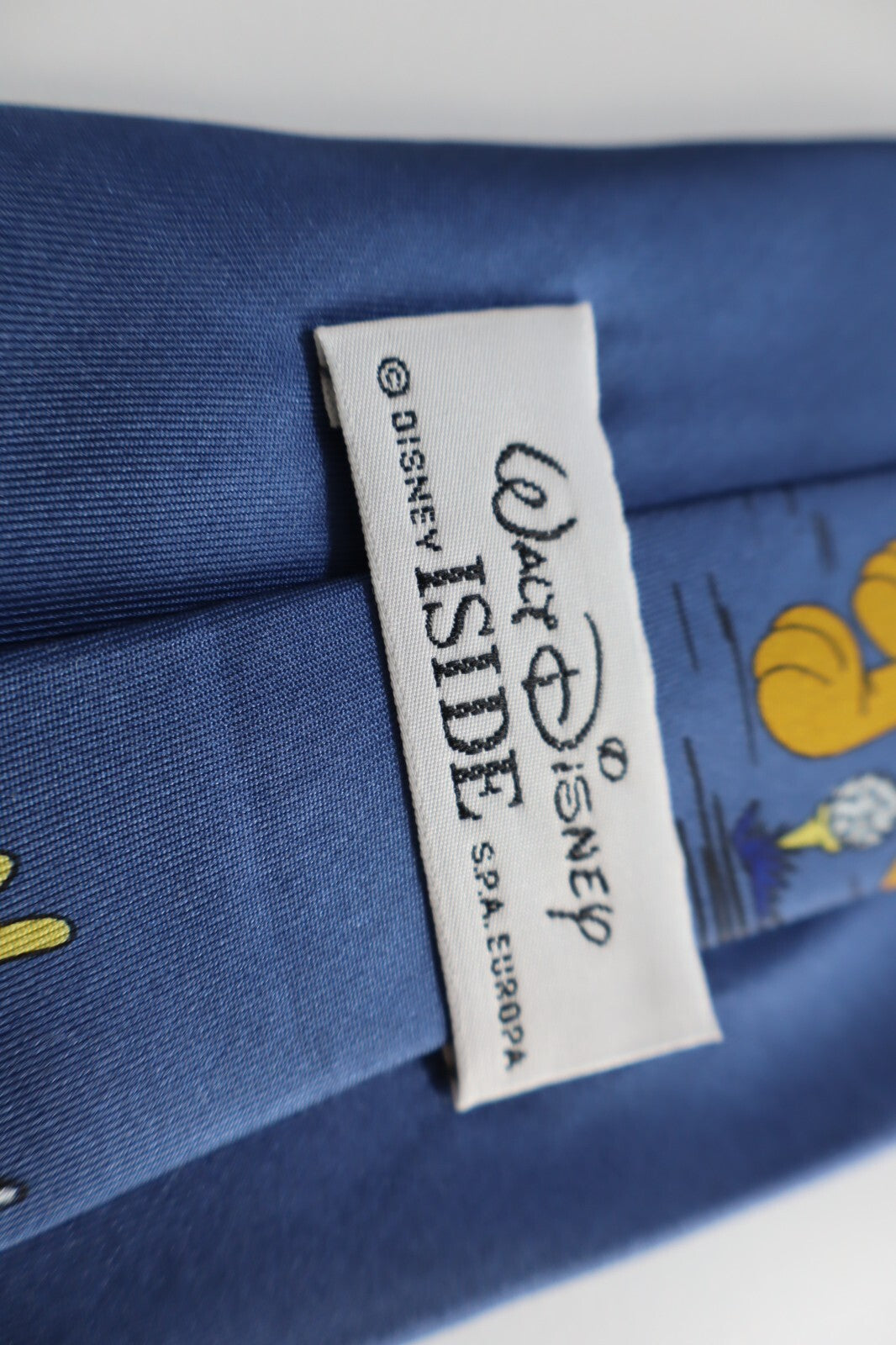 WALT DISNEY ISIDE 100% SILK TIE SETA CRAVATTA NECKTIE MADE IN ITALY CLASSIC