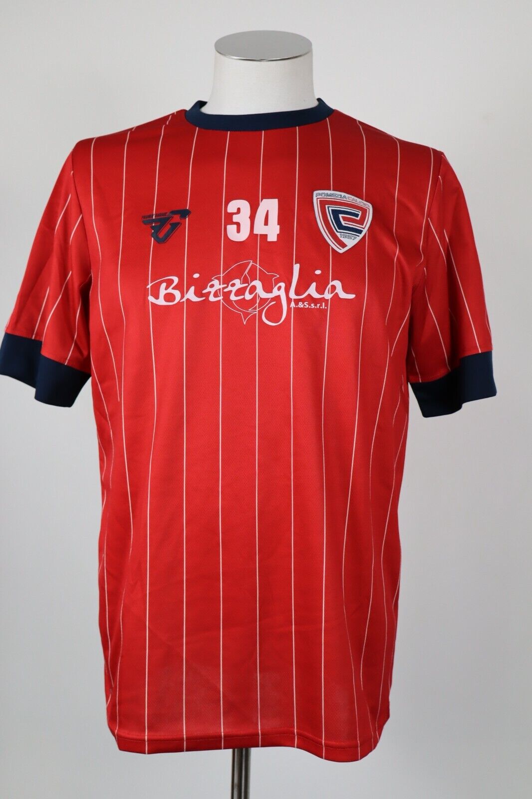 FRANKIE GARAGE POMEZIA MAGLIA CALCIO UOMO Tg L SOCCER TRIKOT MAN VINTAGE JERSEY