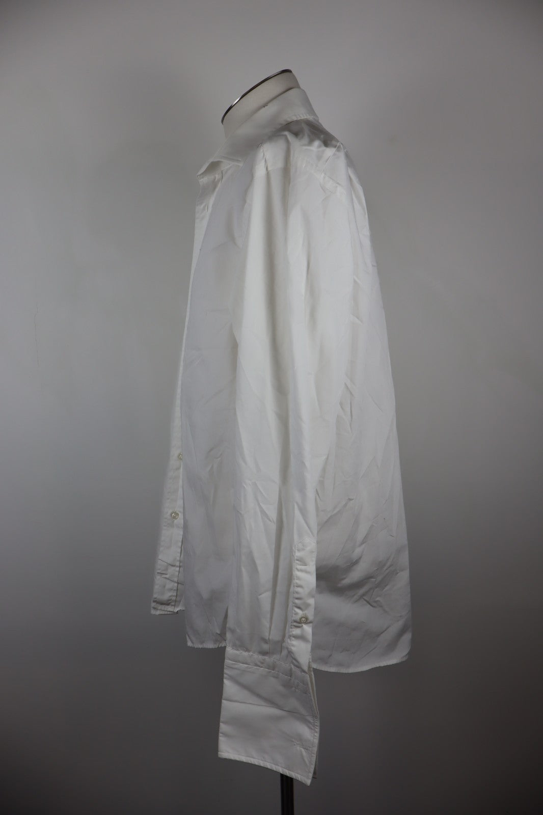 HUGO BOSS CAMICIA UOMO TG. 41 / 16 MAN CASUAL VINTAGE SHIRT COTONE COTTON BIANCO